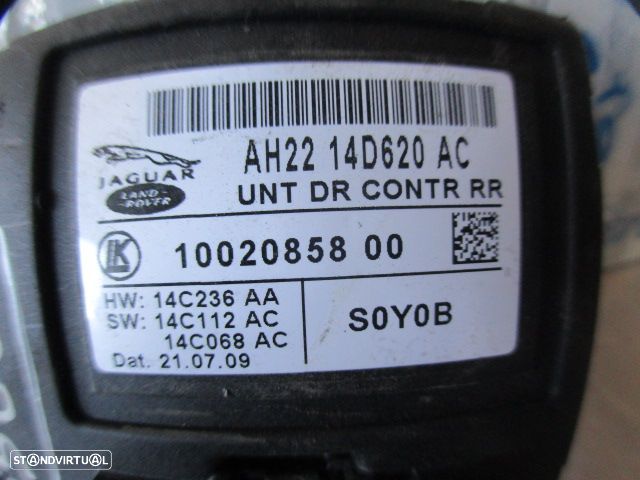 Modulo AH2214D620AC 1002085800 JAGUAR XF 2009 3.0 D 240CV 4P PRETO Unidade De Controlo Da Porta Traseira Direita - 3