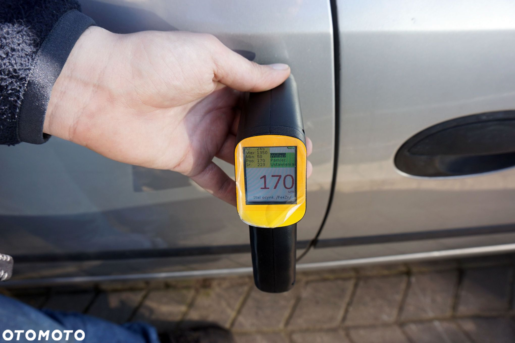 DRZWI TYLNE PRAWE MERIVA A Z157  SREBRNY OPEL 2003-2005 - 6