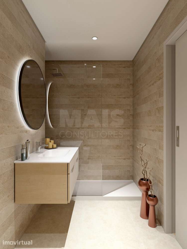 Apartamento T2+ 1  com parqueamento, varanda e terraço no Montijo. - Grande imagem: 4/17