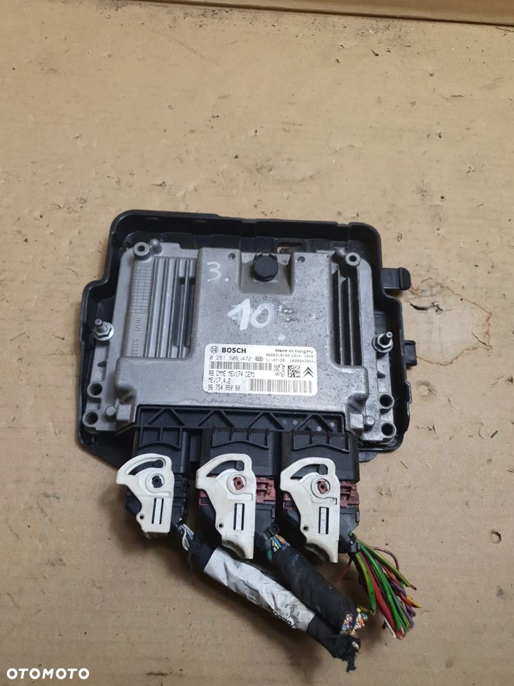 KOMPUTER ECU PEUGEOT CITROEN 0261S06472 9675495080 - 1