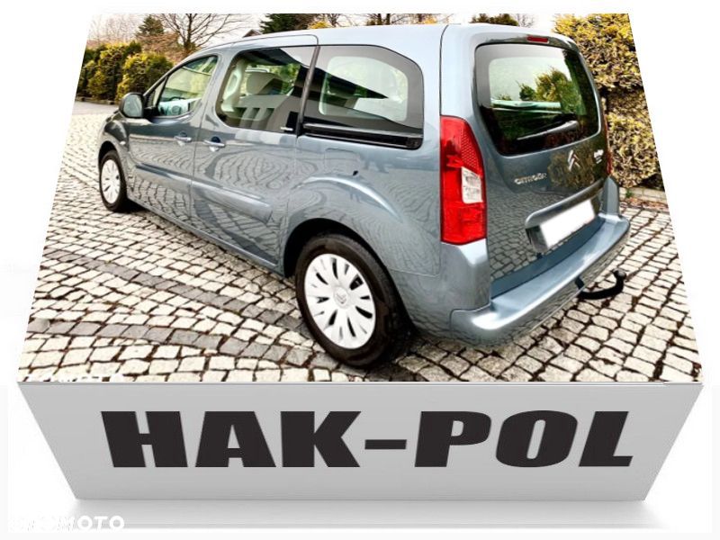 HAK HOLOWNICZY + MODUŁ  + WIĄZKA + 13PIN/7P PEUGEOT PARTNER 2+3 L1 2008-2021 CITROEN BERLINGO II III - 10