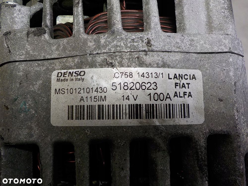 LANCIA DELTA 1.6 M-JET ALTERNATOR 51820623 MS1012101430 - 2