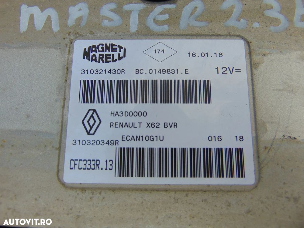 Calculator Cutie viteze renault Master 2.3 Opel Movano NissAN nv400 cod 310320349r - 1