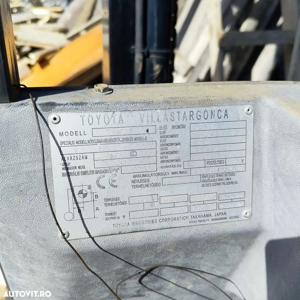 Dezmembrari Toyota 7FBMF35 (2000-2013) - 3