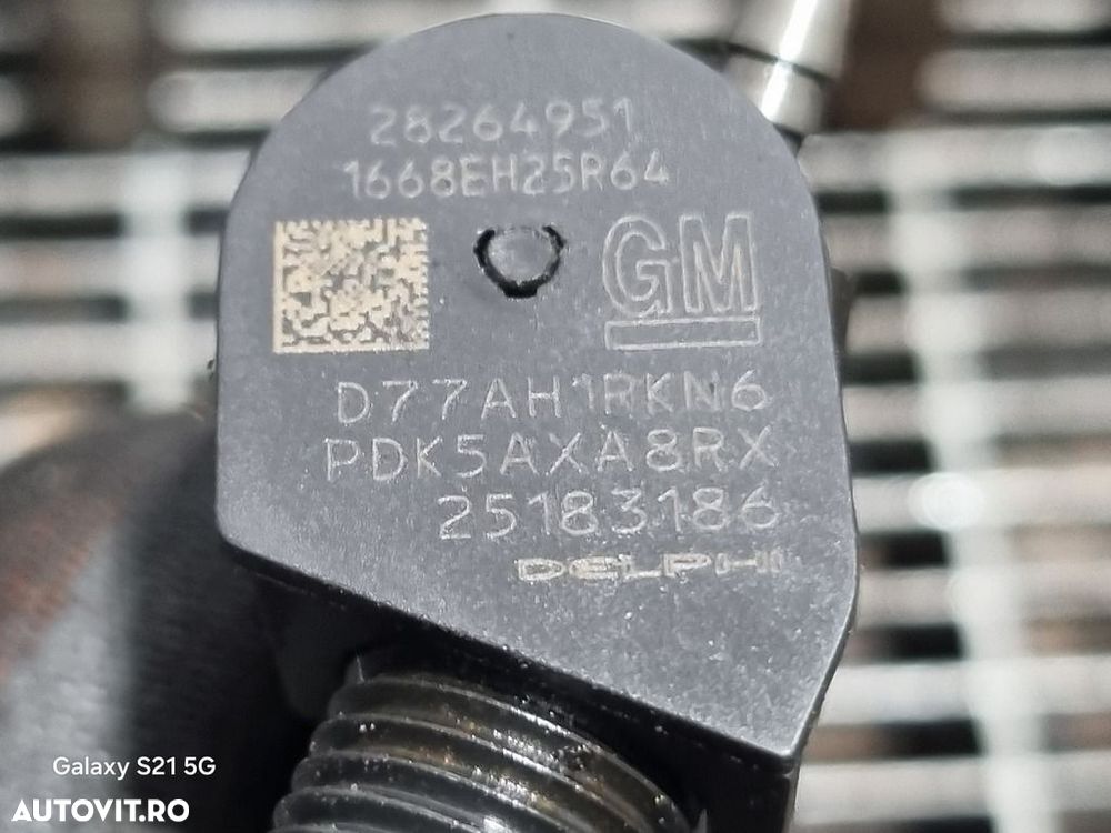 Injector Chevrolet Captiva Facelift 2.2 D 2011 - 2014 184CP Z22D1 Euro5 (1440) Diesel ... - 4