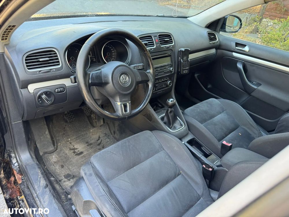 Dezmembrez VW Volkswagen Golf 6 variant break 2011 culoare negru 2.0 TDI manual CBD/CBDB - 7