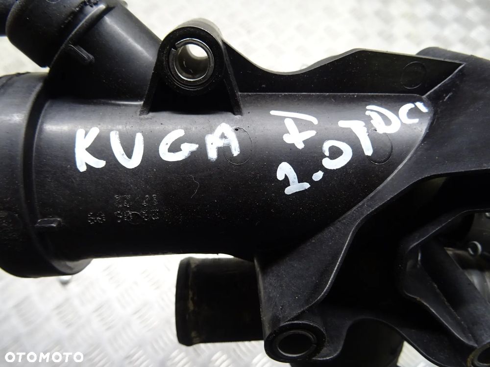 FORD KUGA MK1 08-13 2.0 TDCI 140KM OBUDOWA TERMOSTATU 9656182980 - 4