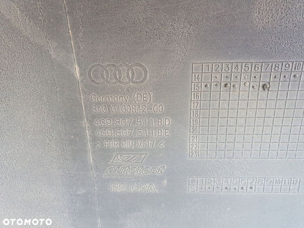 ZDERZAK TYŁ TYLNI AUDI RS6 C7 LIFT 4G9 KOMBI - 11