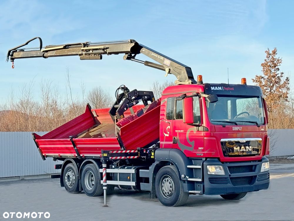 MAN TGS 26.360 * WYWROTKA 5,15m + BORDMATIC + HMF 1420 K2 + PILOT / 6x2 - 5