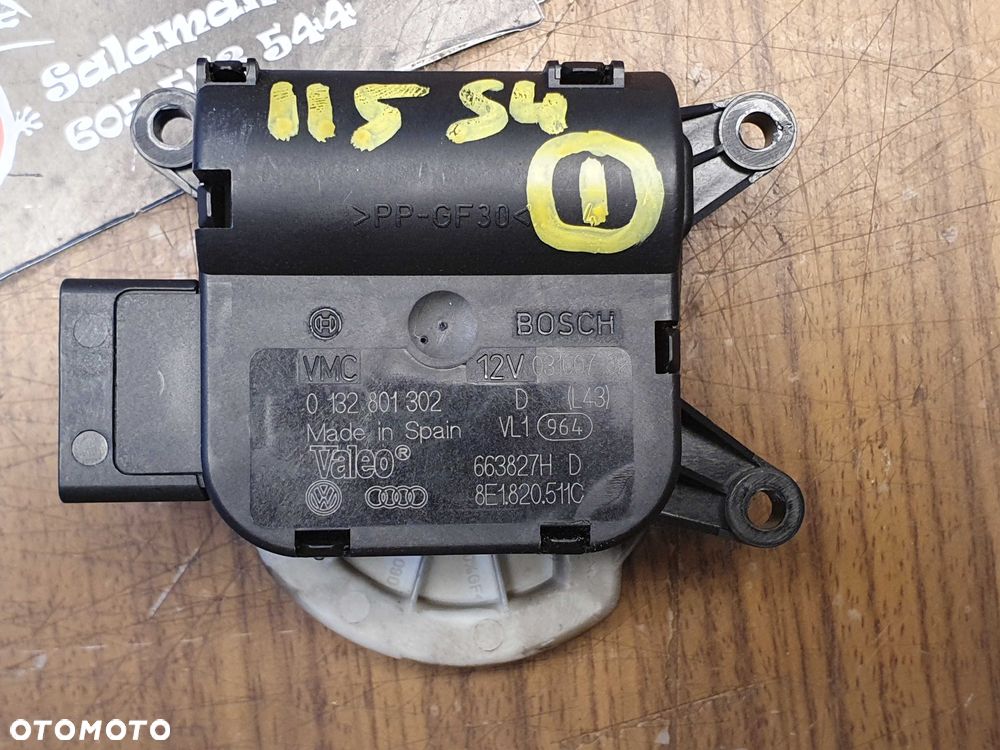 Silniczek Nagrzewnicy Mechanizm Nawiewu Klapki EUROPA AUDI A4 B6 B7 - 3