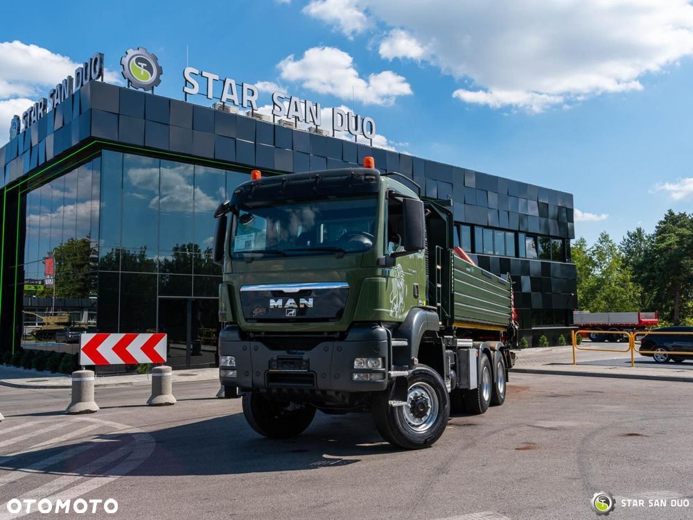 MAN TGS 35.480 6x6 PALFINGER PK 20002 HDS Chwytak Kosz Wywrotka - 14