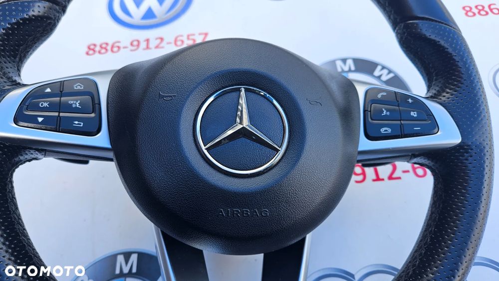 Mercedes GLC W253 X253 Kierownica AMG Łopatki A0004604003 Poduszka kierownicy Airbag IDEALNA - 5