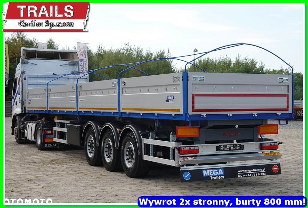 Inny Wywrotka 2x strony, platforma 12,60 m, burty ALUM 600/800 mm !!! - 38