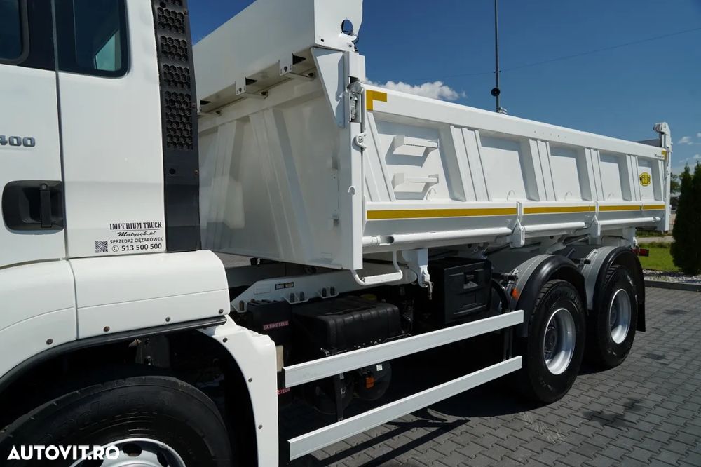 MAN TGS 33.400 / 6X4 / BASCULĂ CU 2 LATE / BASCULĂ CU HIDRODOXIE / BORDMATIC / MEILLER KIPPER / EURO 5 - 19