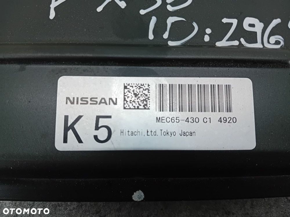 KOMPUTER, STEROWNIK INFINITI FX35 MEC65-430 3.5 V6 - 2