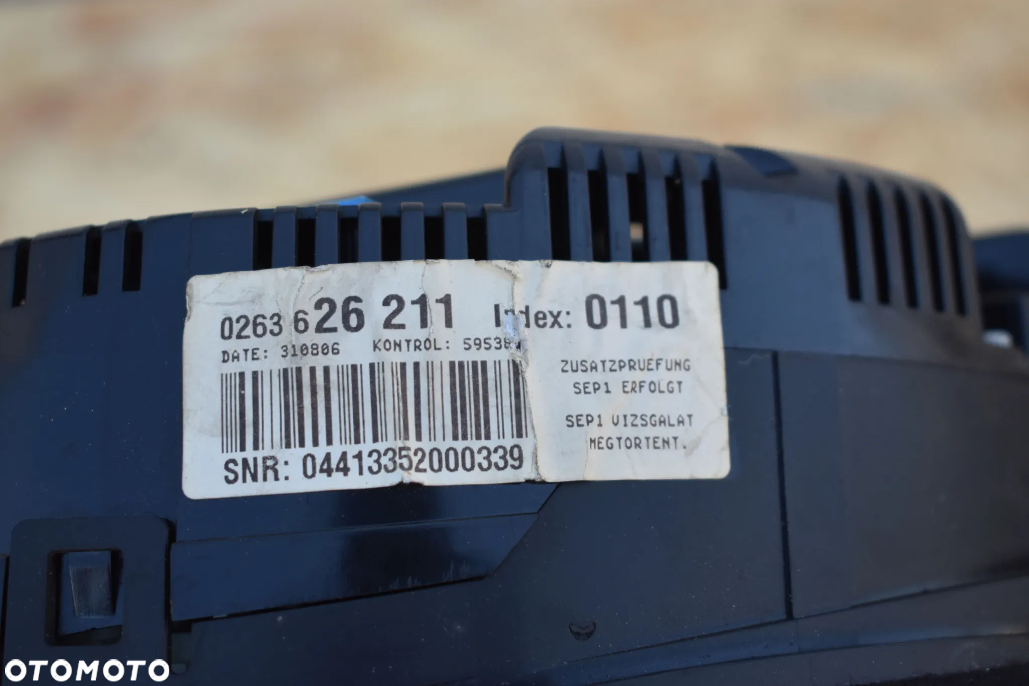 LICZNIK ZEGARY AUDI A4 B7 2.0TDI 8E0920931P 5PIN - 3