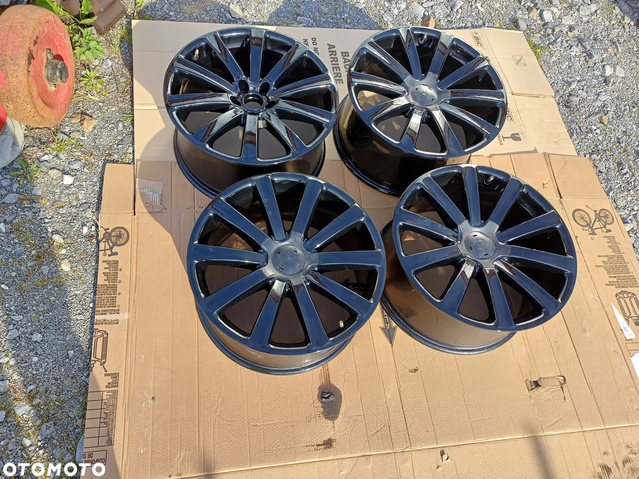 Felgi 19 Audi Vw a8 A6 Phaeton 3d0601025p 19 et40 9jx19 Czarny połysk - 6