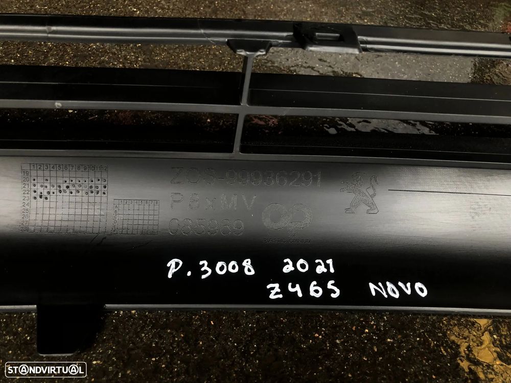 PEUGEOT 3008 II LIP PLASTICO PARA CHOQUES FRENTE - Z465 - 9