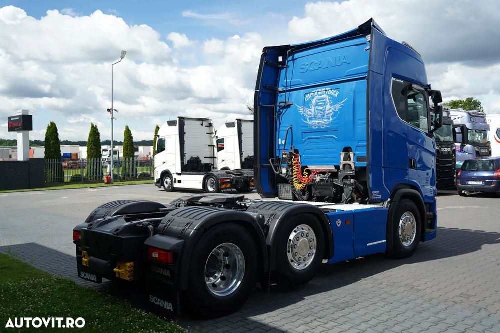 Scania S 580 / V8 / 6x2 / PUSHER / RETARDER / I-PARK COOL / FULL AIRMATIC / JANTE ALIAJ / EURO 6 / - 9