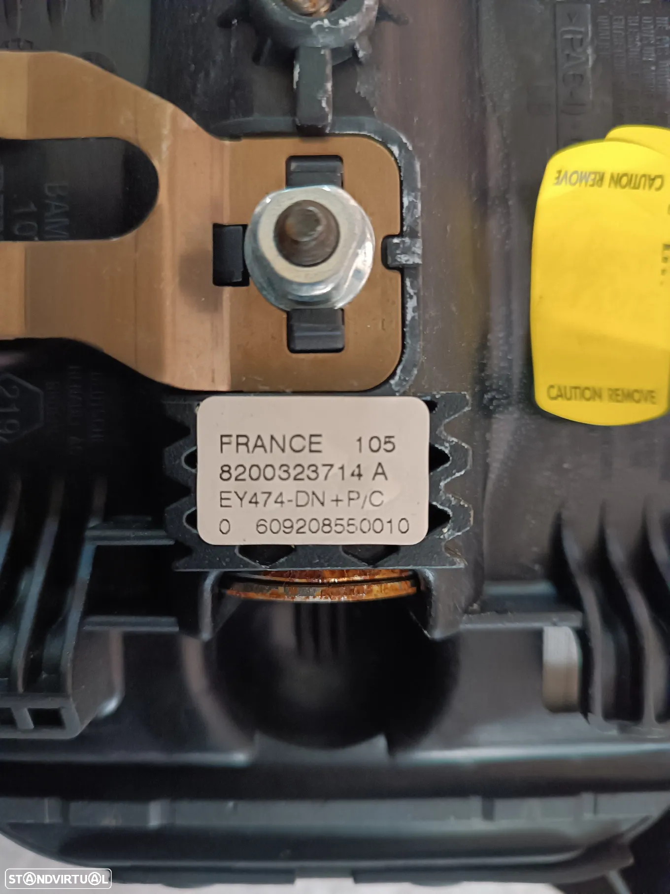AIRBAG DO VOLANTE RENAULT LAGUNA II 01-07 8200284550 8200323714 - 4