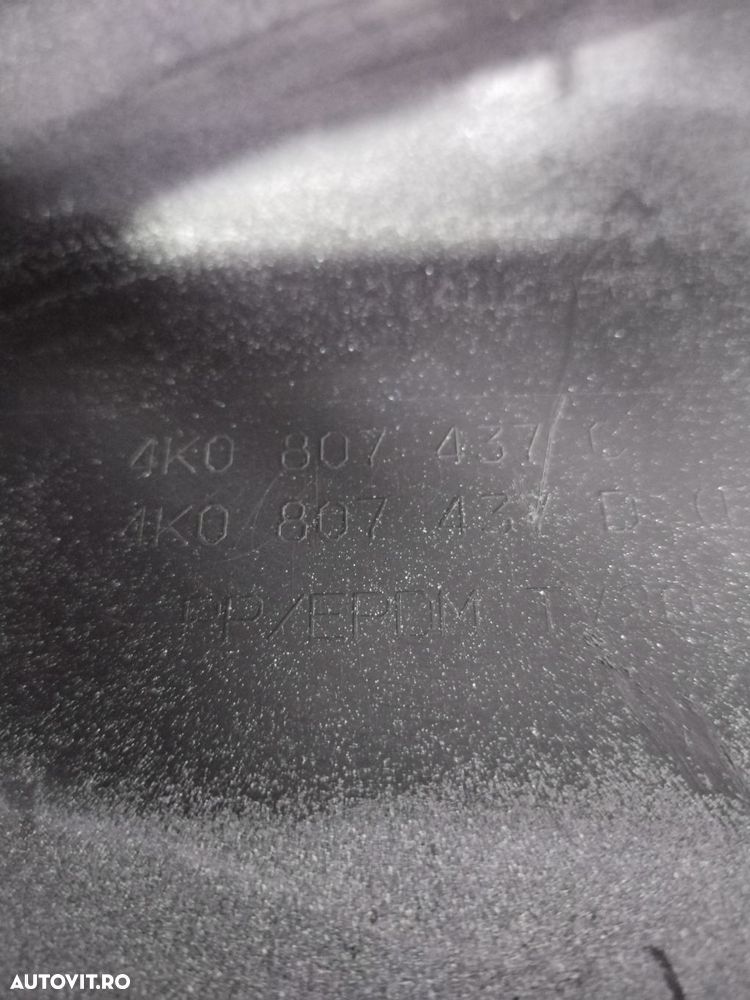 Bara fata Audi A6, C8, S-Line, 2018, 2019, 2020, 2021, 2022, 2023, 2024, cod origine OE 4K0807437. - 15