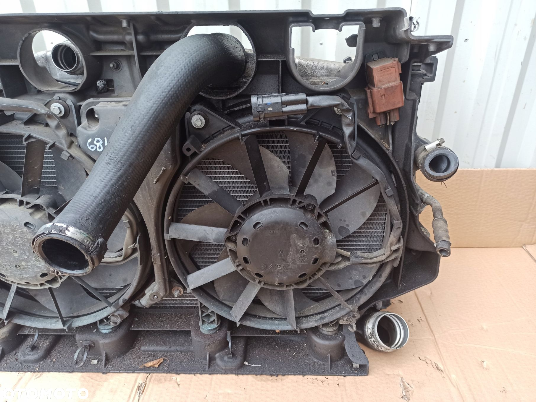 Komplet chłodnic wentylator CITROEN C5 III X7 3.0HDI V6 08- - 4