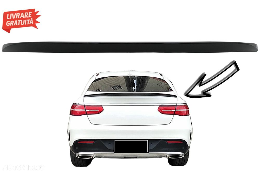 Eleron portbagaj Mercedes GLE Coupe C292 (2015-2019) Negru Lucios- livrare gratuita - 1