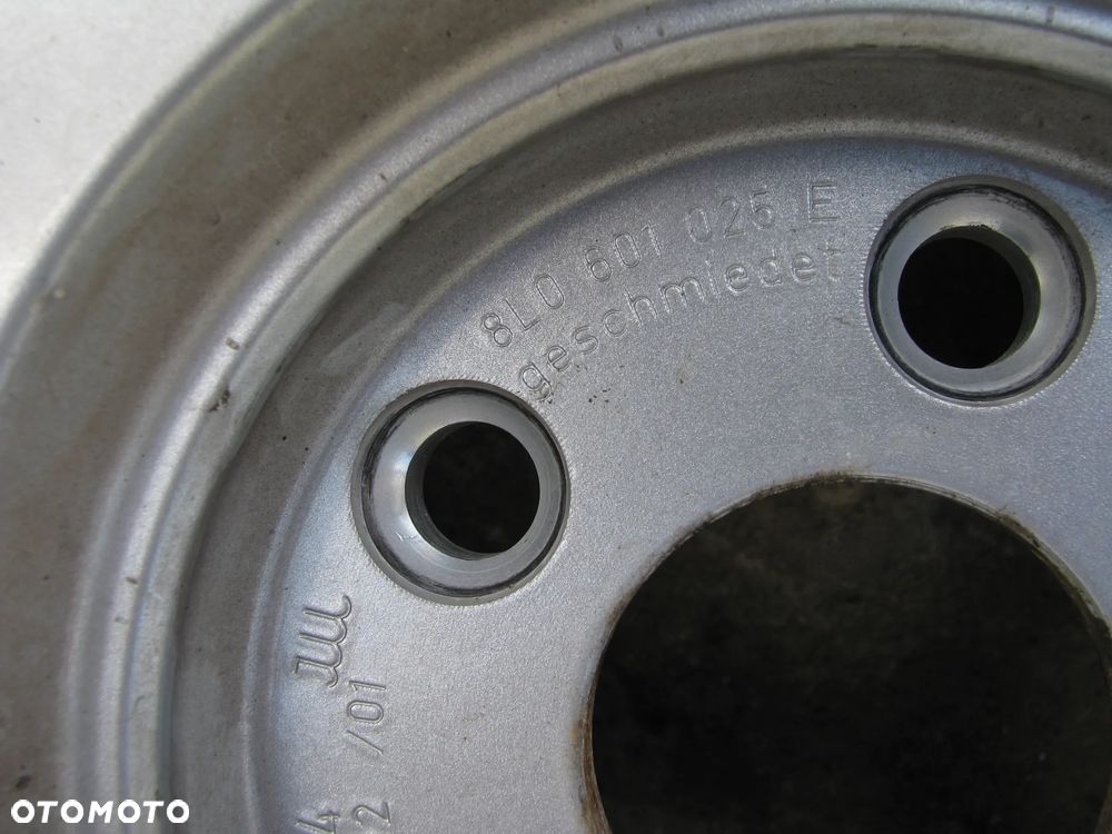 Felga aluminiowa AUDI A3 8L ZAPAS 6.0" x 15" 5x100 ET 38 - 4