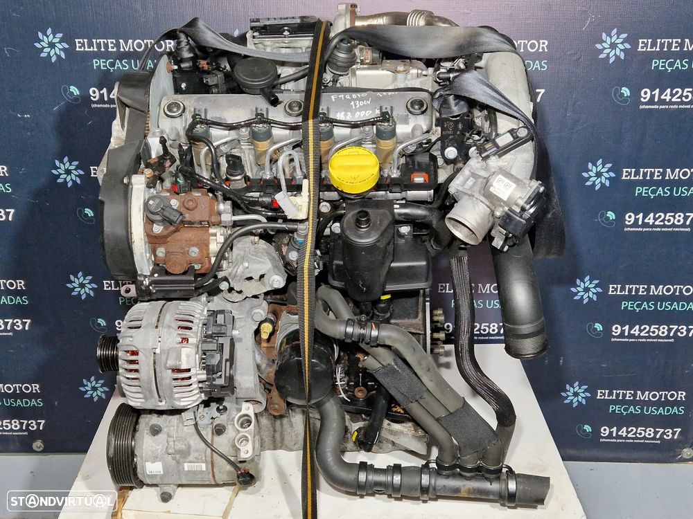Motor usado F9Q870 RENAULT MEGANE III 3 1.9 DCI 130CV SCENIC F9Q