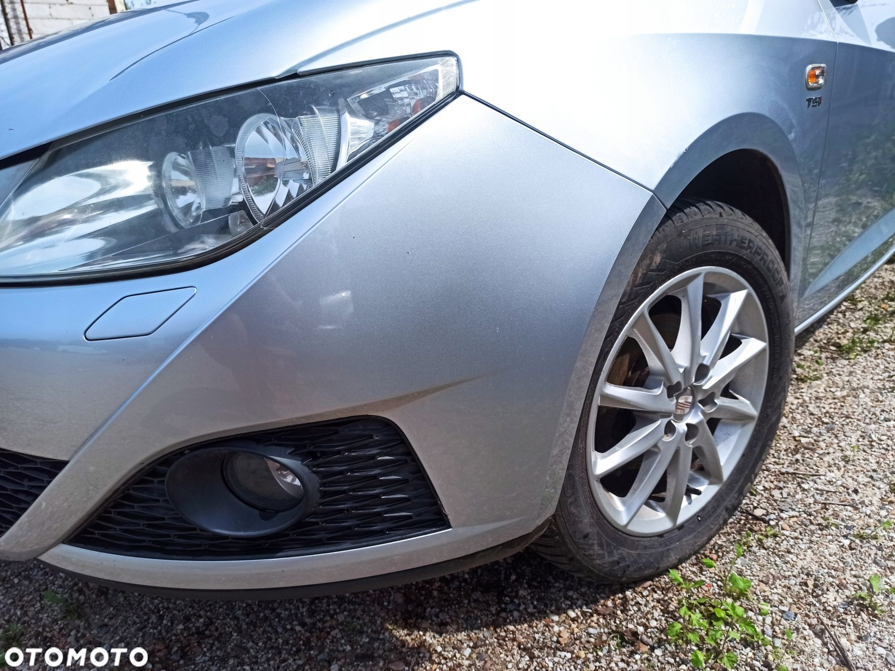 Zderzak przód kompletny SEAT IBIZA IV LS7Y 08-12 spryski - 10