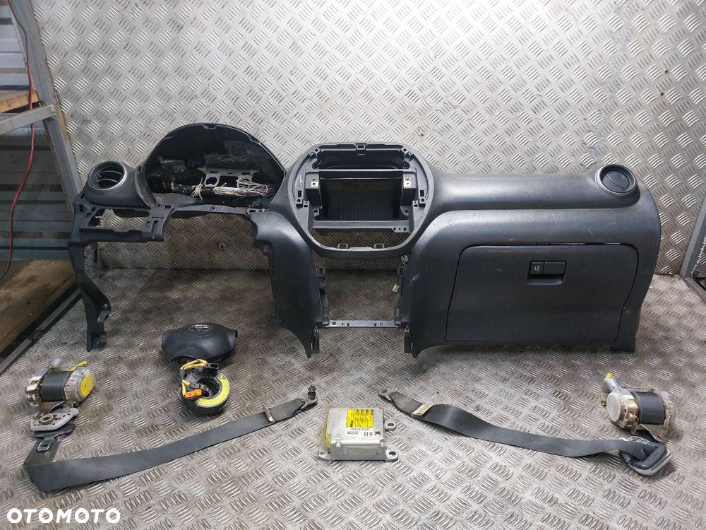 ZESTAW AIRBAG POSTRZAŁOWY KOKPIT TOYOTA RAV4 II - 1