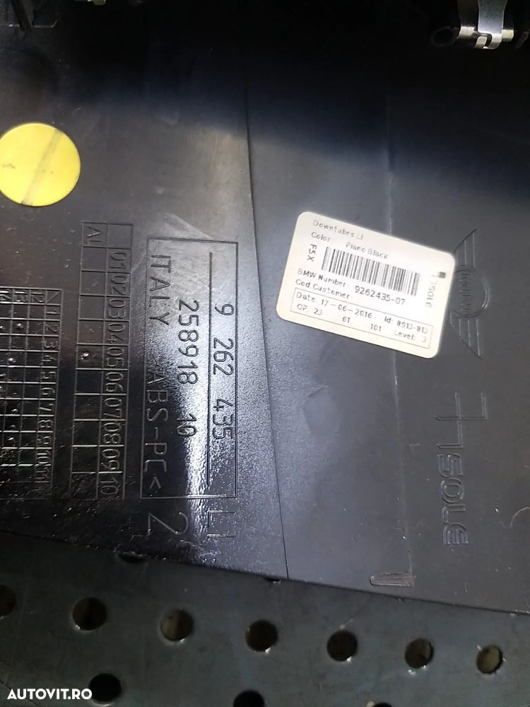 Ornament trim stanga consola centrala mini cooper f55 f56 9262435 - 3