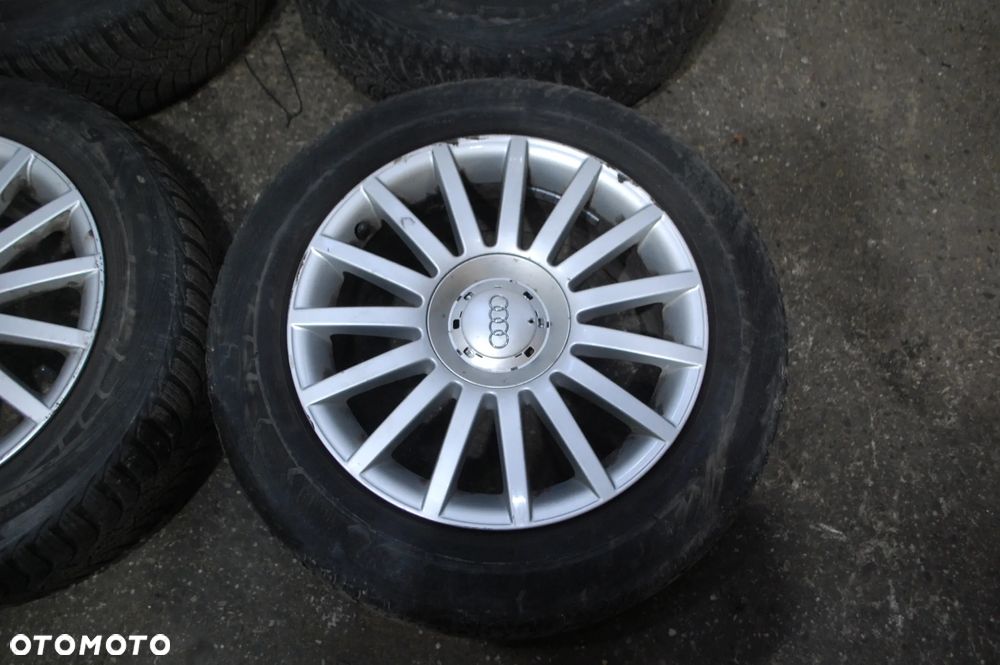 KOŁA FELGI ALUMINIOWE + OPONY 205/60R16 5X112 7J ET42 8E0601025AR AUDI A4 B6 B7 - 2