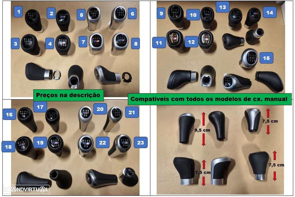 PROMOÇÃO Puxador pega porta interior BMW F30–F31–F32–F33–F34-F35-F36-F80-F83 - 21