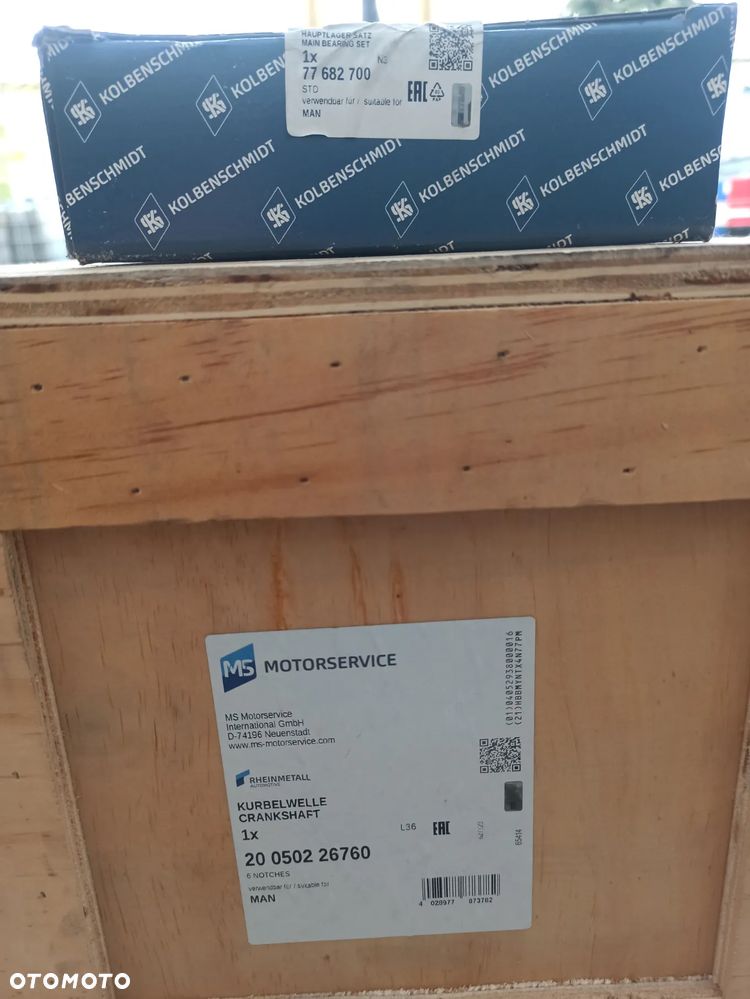 MAN D2676 tgx tgs Komplet Panewki Nadwymiar +0.50/STD + Wał korbowy - 3