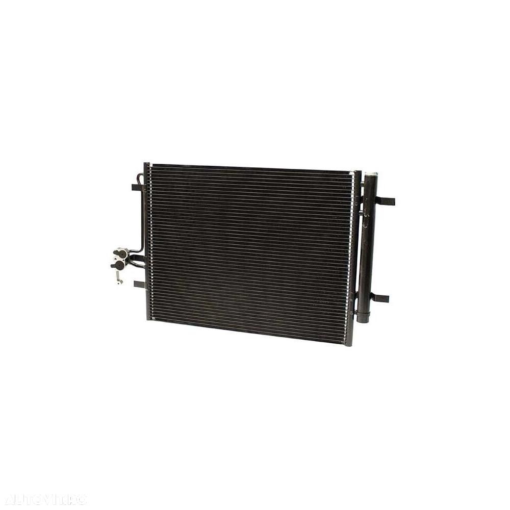 Condensator climatizare Ford Galaxy, 02.2011-06.2015, motor 1.6 TDCI, 85 kw diesel, cutie manuala, full aluminiu brazat, 626(570)x471x16 mm, cu uscator si filtru integrat - 1