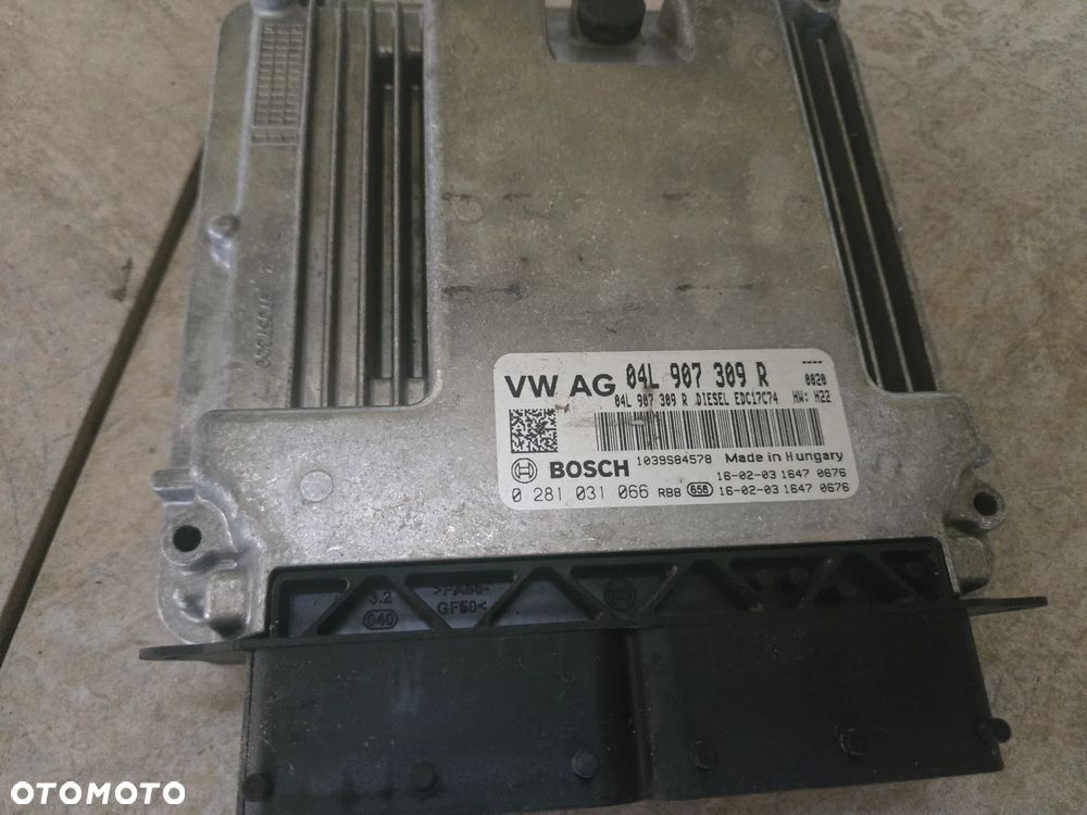 STEROWNIK SILNIKA 2.0 TDI 04L907309R  0281031066 - 2