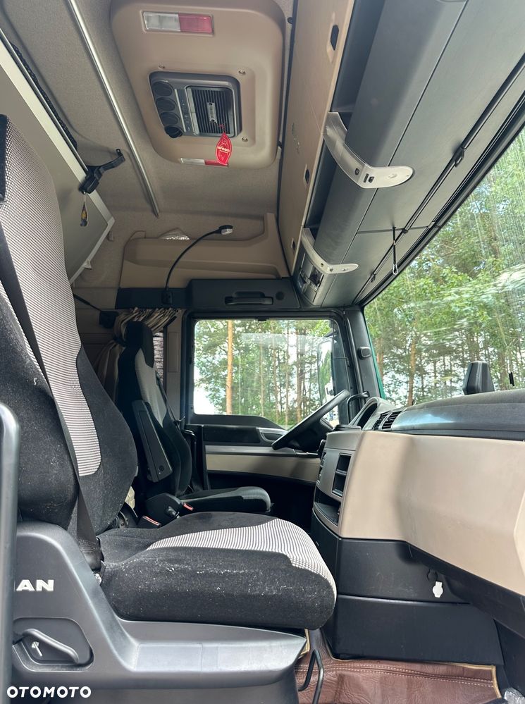 MAN TGX 18.460 XLX AUTOMAT RETARDER STANDKLIMA WEBASTO ACC 2xALUTANK SPOJLERY 800000km LOW DECK MEGA NAVI 2019 ŁADNY - 8