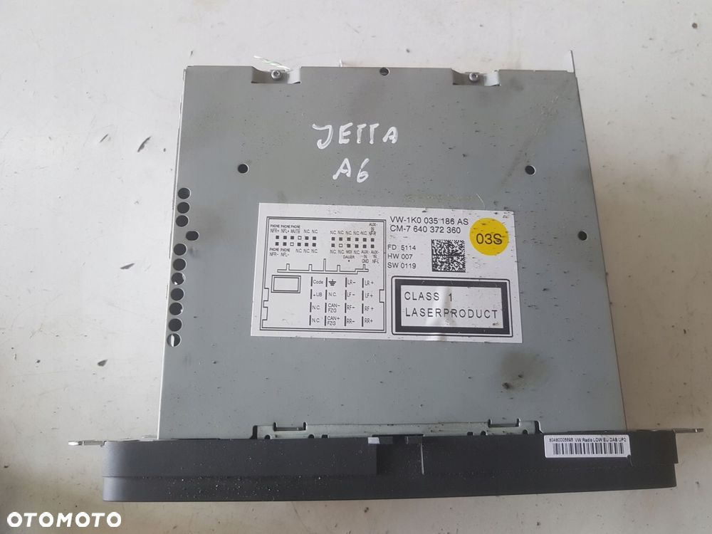 JETTA VI 5C 15-18r LIFT RADIO CD RADIOODTWARZACZ - 2
