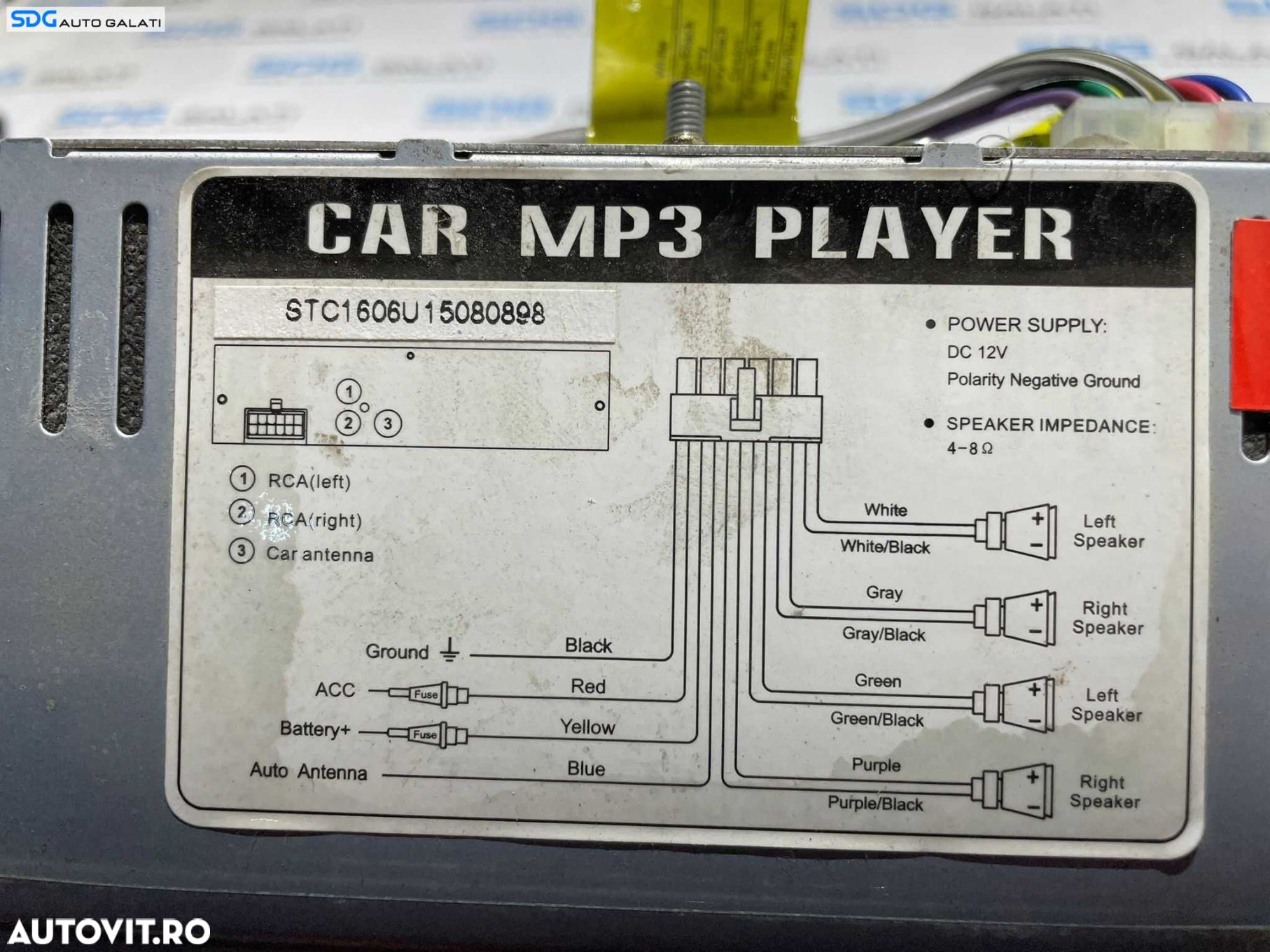 Unitate Radio CD MP3 Player cu Rama Ornament BMW Seria 3 E46 1998 - 2005 [L3193] - 3