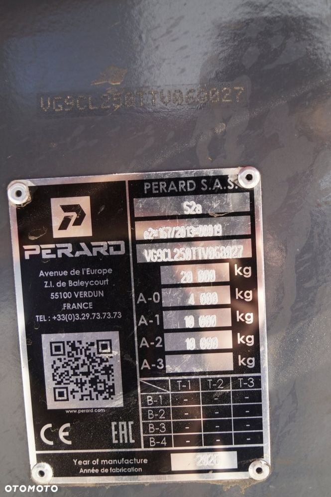 Perard Rozrzutnik Obornika Optium CL 250-T Poziomy Adapter - 16
