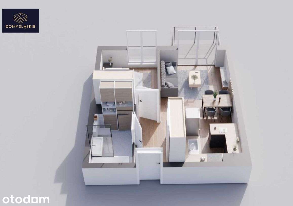 B15 - 2 pokoje + balkon