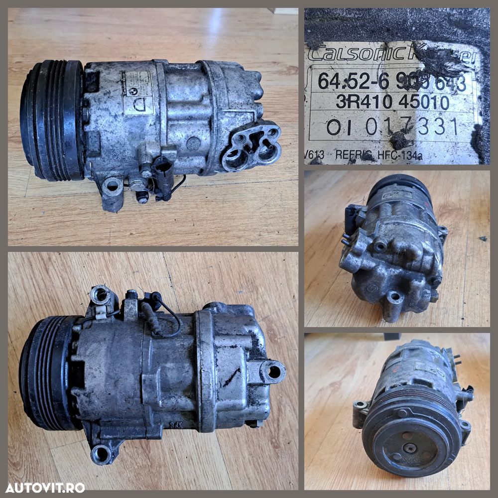 Compresor clima ac aer conditionat BMW E46 E83 LCI E53 E34 Mini R50 53 52 Seria 3 5 X3 X5 Z3 - 3