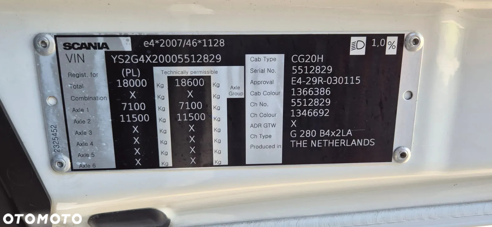 Scania G280///2018///DŁUGOŚĆ 8.40/// //21 EUROPALET///DACH PODNOSZONY/// FIRANKA///STAN BARDZO DOBRY///WAGA/// - 26