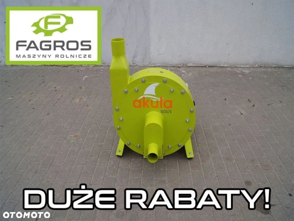 Śrutownik rozdrabniacz ssąco tłoczący bijakowy s01/0 młynek ADRAF AKULA 7,5 11 1 - 1