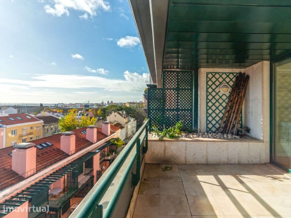 T3+2 em condominio de prestigio nas Amoreiras, com terraço e vista ... - Grande imagem: 4/37
