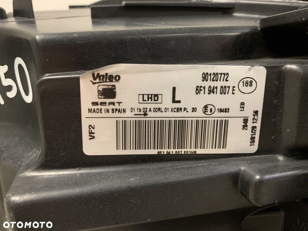 LAMPA LEWA PRZEDNIA PRZÓD FULL LED SEAT IBIZA 5 V LIFT ARONA 17- IDEALNA EUROPA 6F1941007E - 7