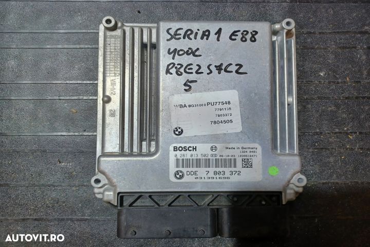Calculator motor ECU 0281013502 7803372 0281013502 7803372 BMW Seria - 1