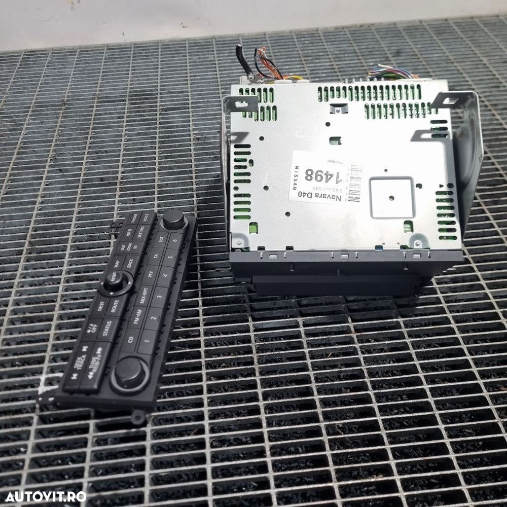 Cd player Nissan Navara D40 2006 - 2010 (1498) 28185EB610 - 1