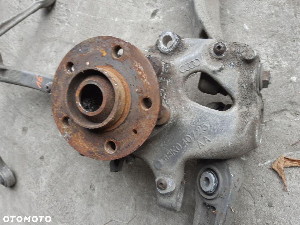 audi a4 b8 a5 8t a6 c7 a7 zwrotnica lewa lewy przód 8k0407257aa - 4